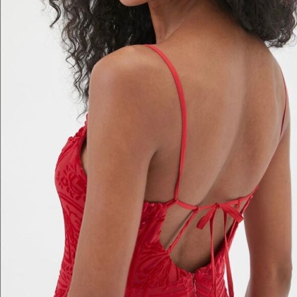 UO lexi Velvet Cowl Neck Mini Dress size M 
NWOT never worn before - Picture 3 of 8